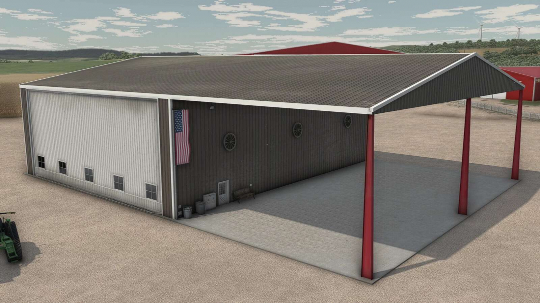 Large Drive Thru Shed v1.0