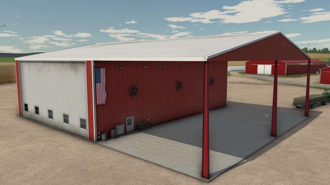 Large Drive Thru Shed v1.0