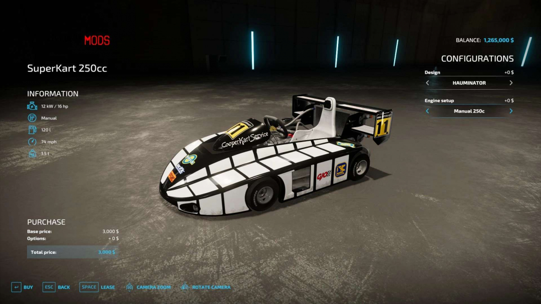 Supercart 250cc v1.0