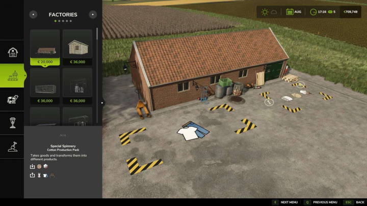 fs25-mods, Cotton Production Lite v1.2