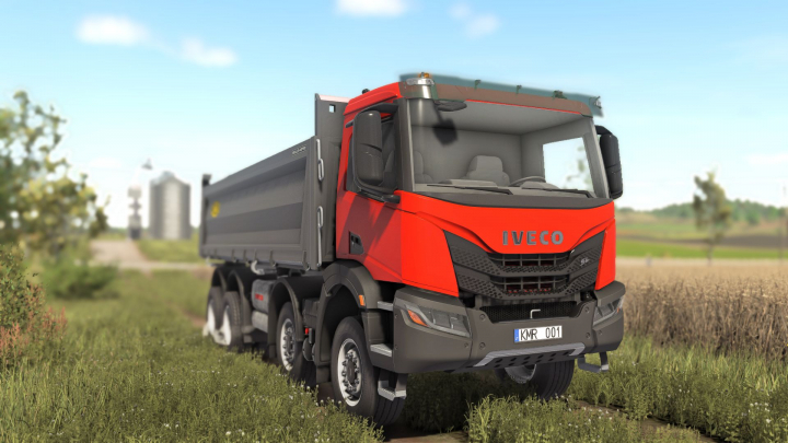 fs25-mods,  Iveco X-Way 8X8 Meiller Kipper V1.0