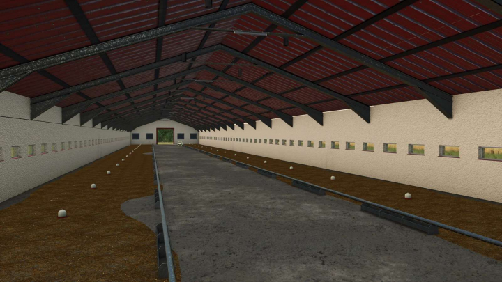 fs25-mods,  Long Chicken Barn v1.0