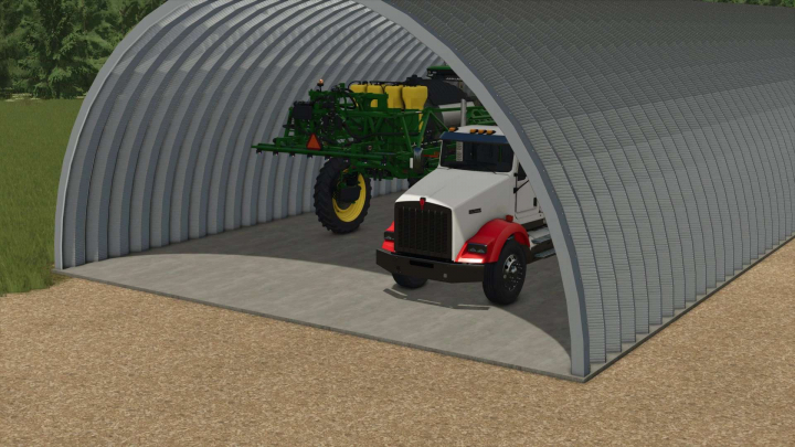 fs25-mods,  Open End Quonset Hut v1.0