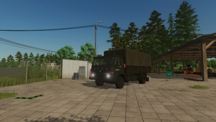 fs25-mods, Star 28 tarpaulin Polish army V1.0
