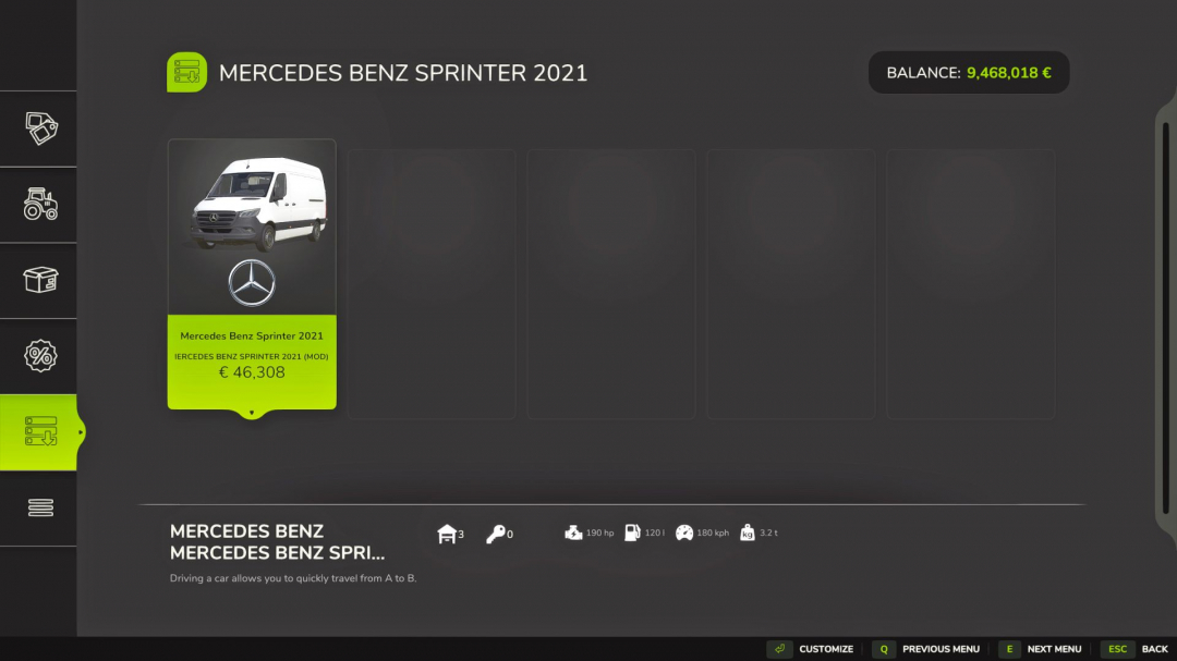 Mercedes-Benz Sprinter 2021 V1.0