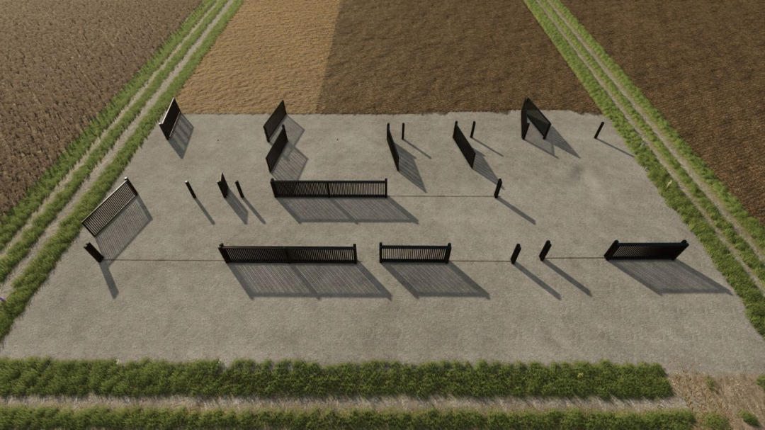 Metal Fence With Gates Pack V1.0