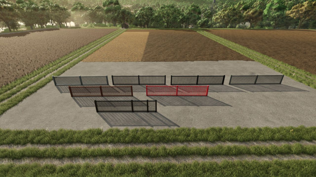 Metal Fence With Gates Pack V1.0