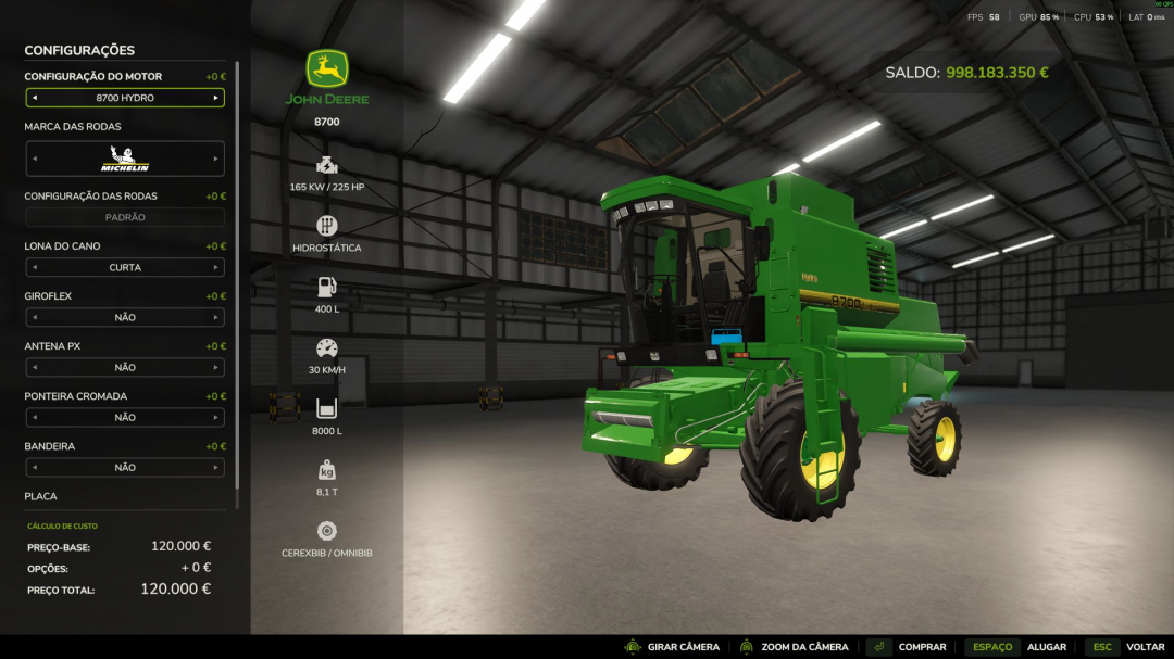 SLC John Deere 8700 V1.0