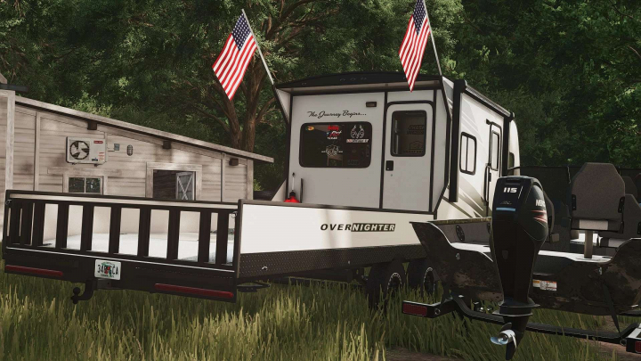 fs25-mods, 2025 Genesis Supreme 12-14.6RB Toy Hauler Camper v1.0