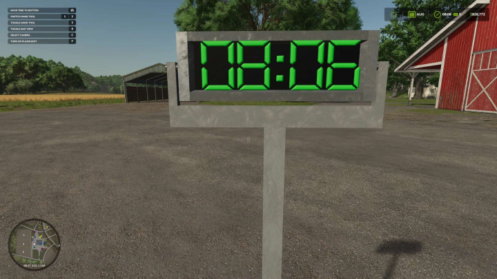 fs25-mods,  Digital Clock v1.0
