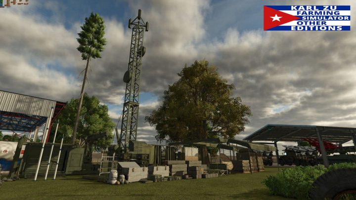 fs25-mods,  Military communications antenna V1.0