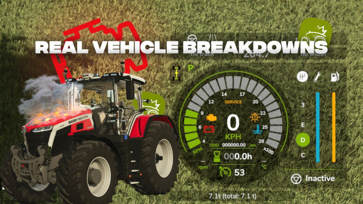 fs25-mods,  Real Vehicle Breakdowns BETA 6 v0.9.2.8