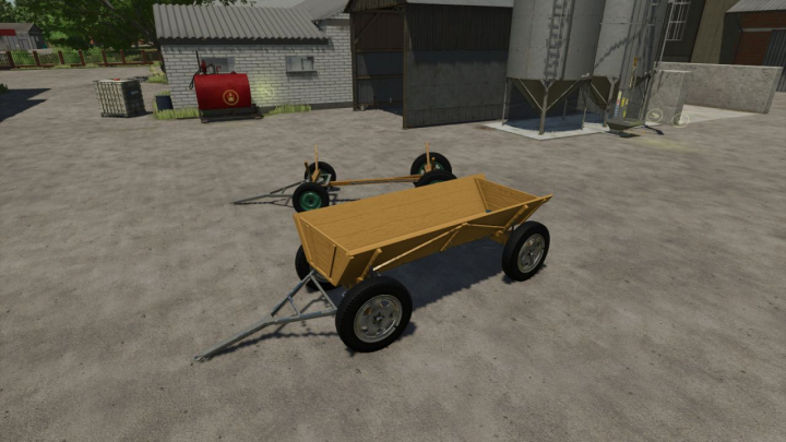 fs25-mods,  Wooden homemade trailer V1.0.0.1
