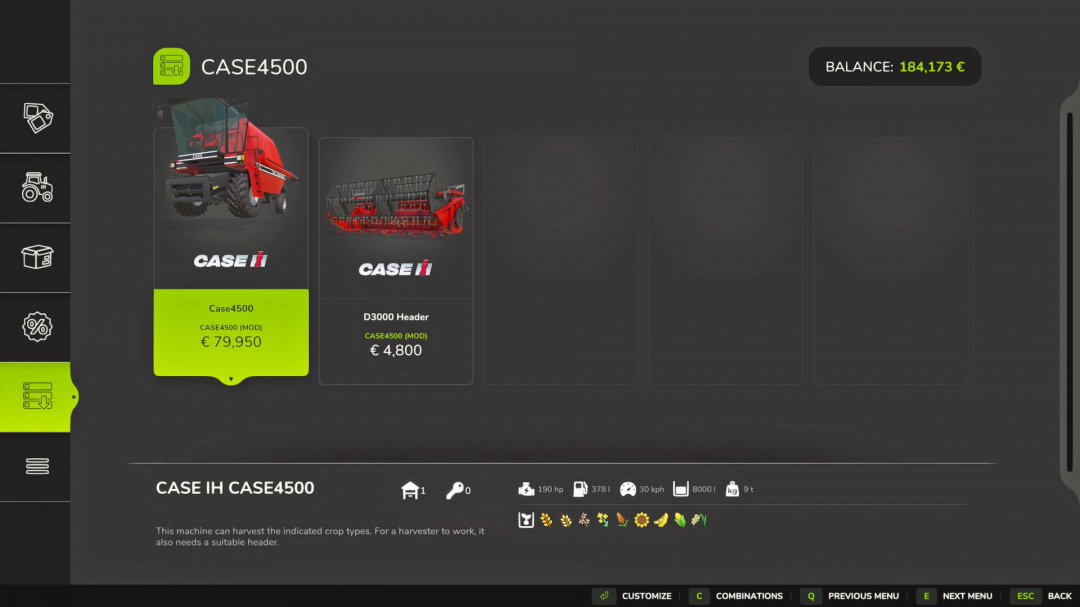 Case IH D4500 V1.1.0.1