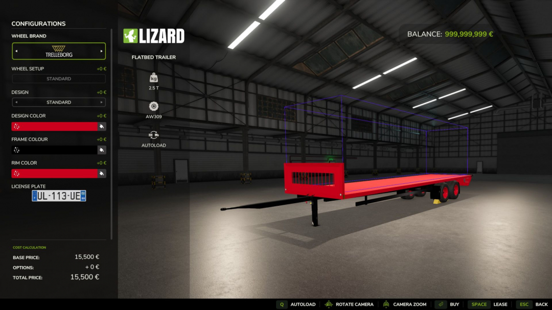 Lizard FlatBed Trailer V1.0