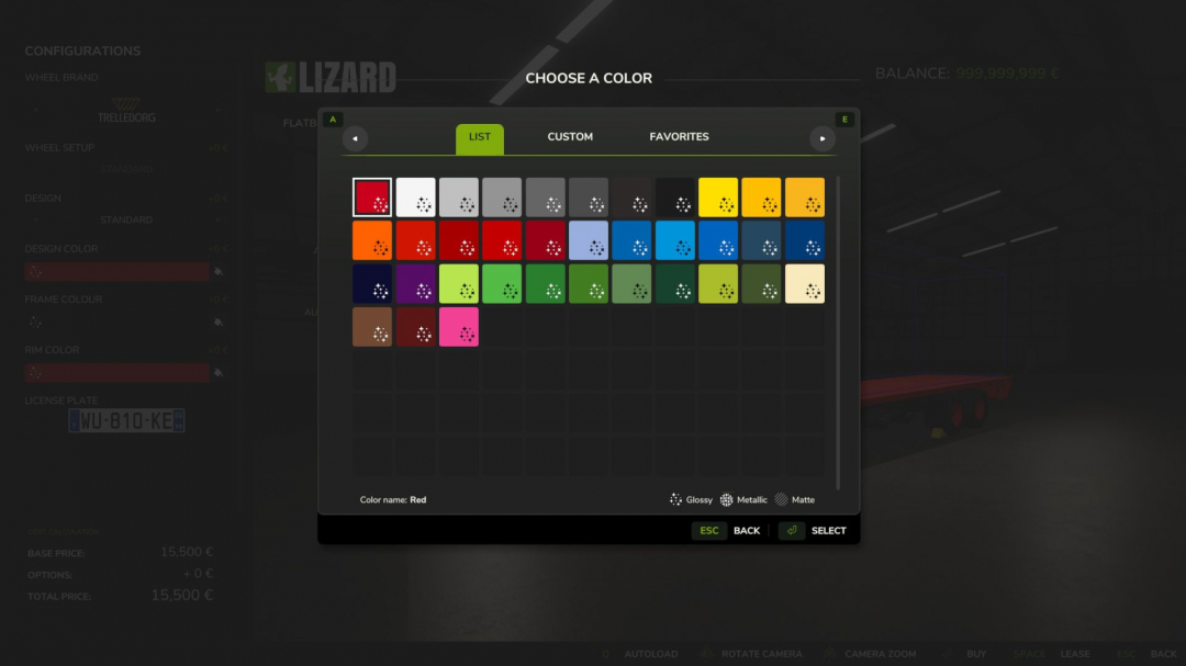 Lizard FlatBed Trailer V1.0