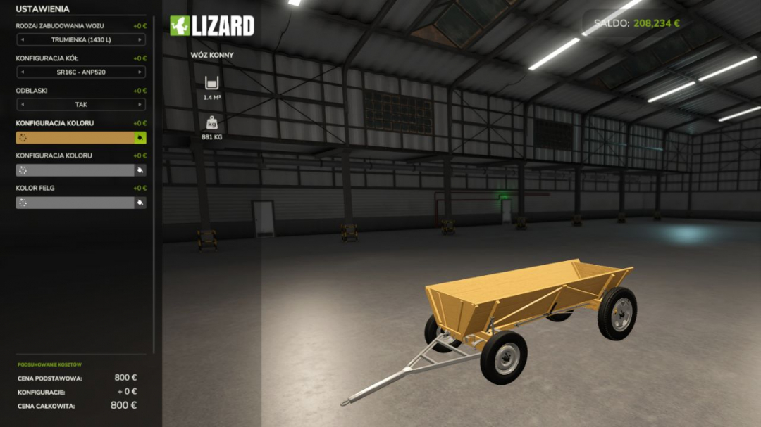 Wooden homemade trailer V1.0.0.1