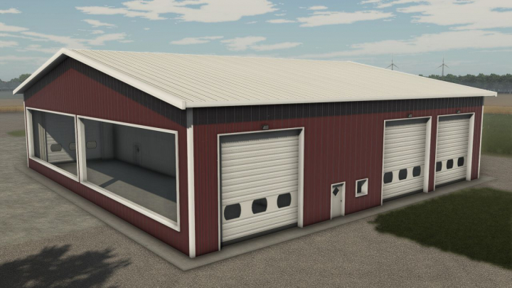 fs25-mods, Garage With Large Windows V1.0