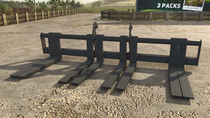 fs25-mods, L120H/L180H Multiple Pallets Fork Frame v1.0