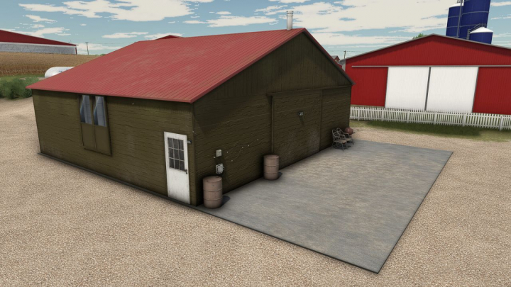 fs25-mods,  Wooden Garage V1.0