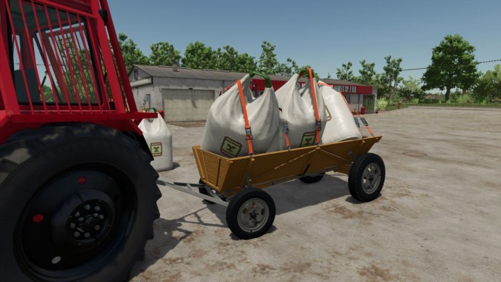 fs25-mods,  Wooden homemade trailer V1.0.9