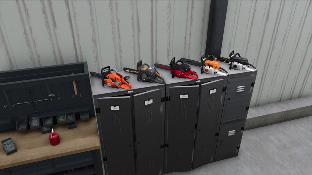 Forestry Machinery Hall With Workshop V1.0