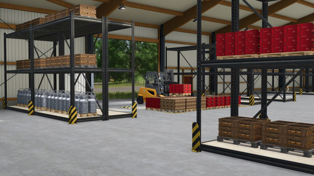 Large Hall With Heavy-Duty Shelving V1.0