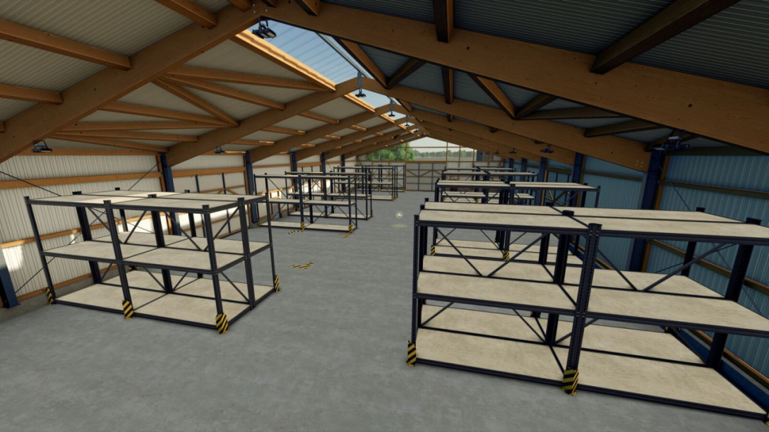 Large Hall With Heavy-Duty Shelving V1.0