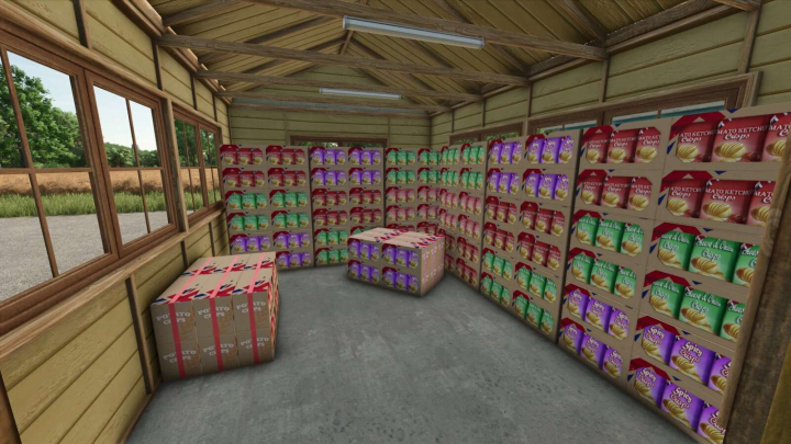 fs25-mods,  British And Canadian Potato / Corn Chip Processing Plant v1.0