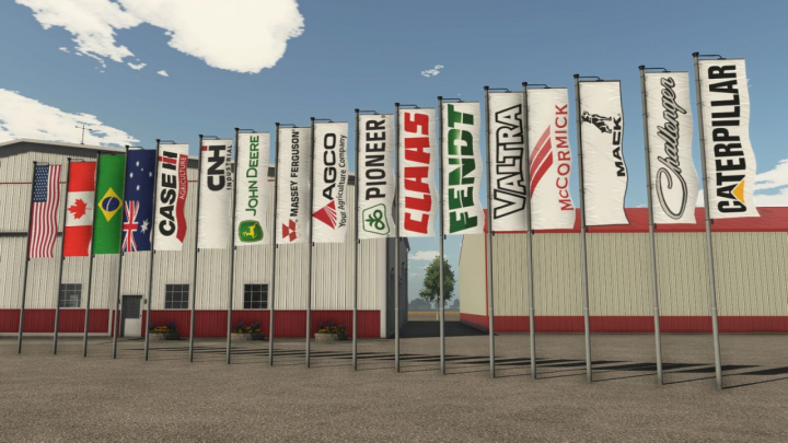 fs25-mods,  Flag On Pole V1.0