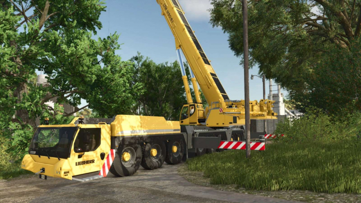 fs25-mods,  Liebherr LTM1450 Mobile Crane v1.0