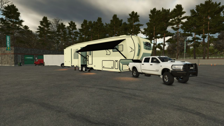fs25-mods,  Summit 43ft 5th Wheel Camper V2.0
