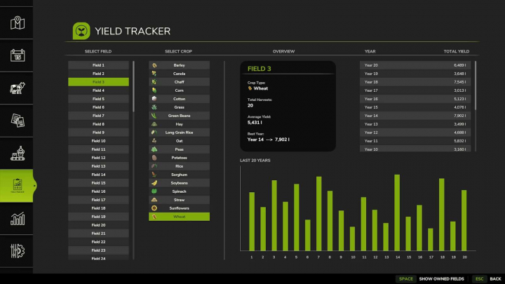 fs25-mods,  Yield Tracker V1.0.0.1