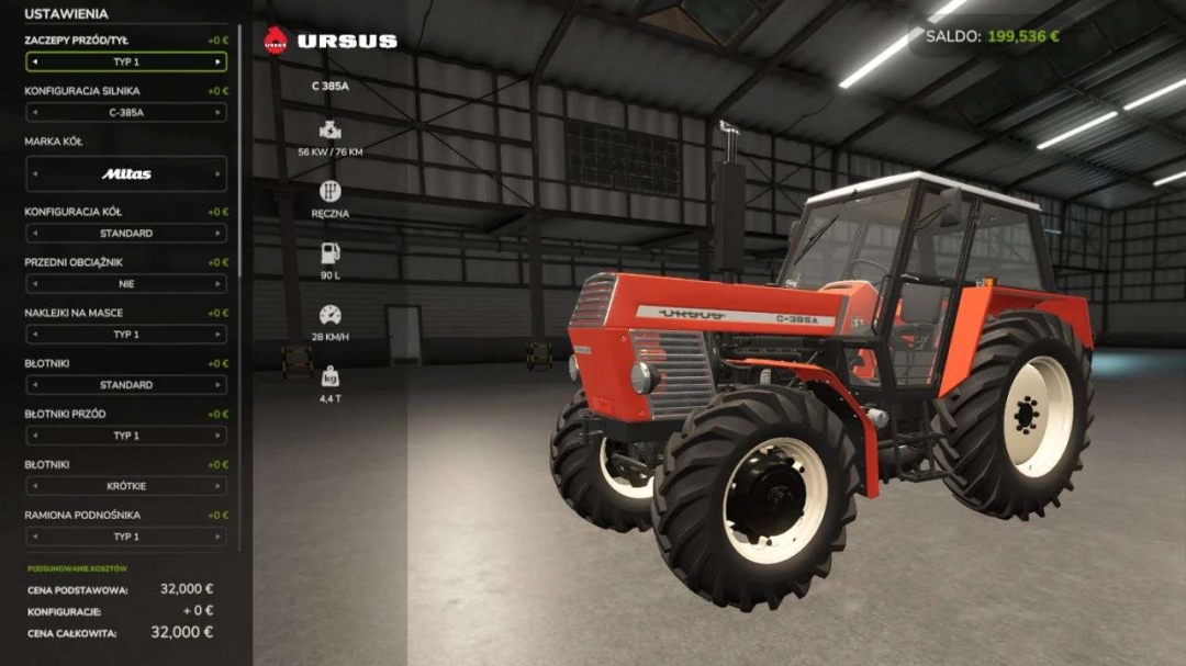 Ursus C385 – C385A v1.0