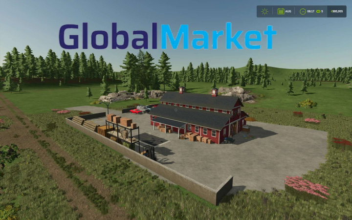 fs25-mods, GLOBAL MARKET V1.0