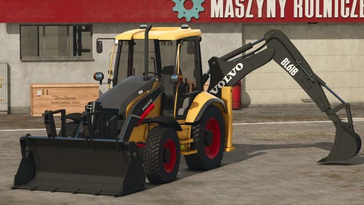 fs25-mods, Volvo BL61B Backhoe Loader v1.0