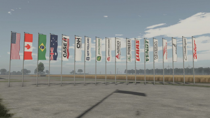 fs25-mods,  Flag On Pole V1.0.0.1