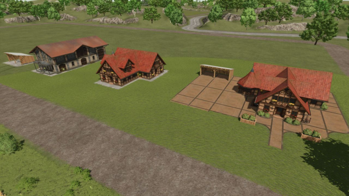 fs25-mods, Hagenstedt Houses V1.0