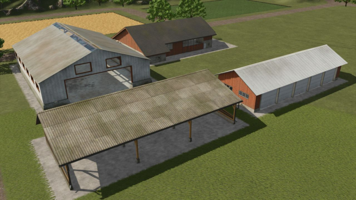 fs25-mods,  Hagenstedt Sheds V1.0