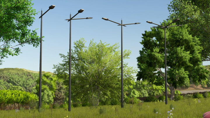 fs25-mods,  Moderns Street Lamps V1.2