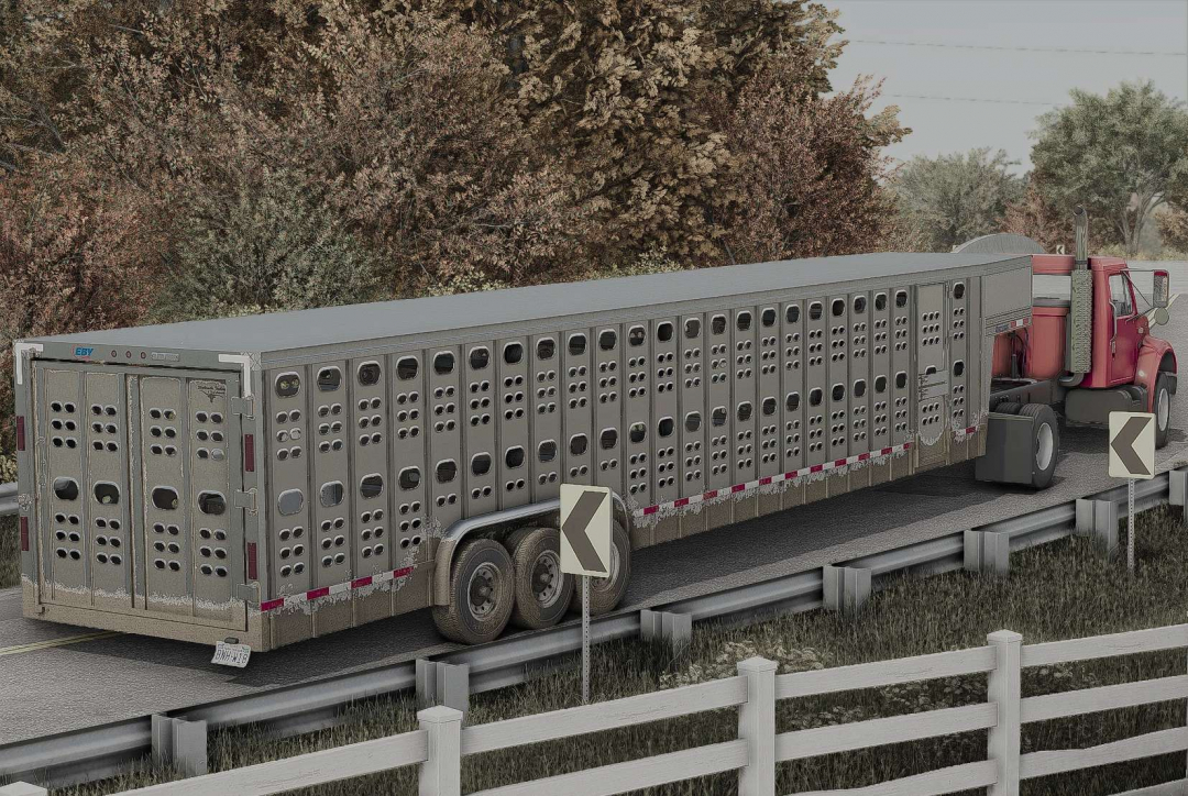 40ft Eby PUNCH Ruff Neck Cattle Trailer v1.0