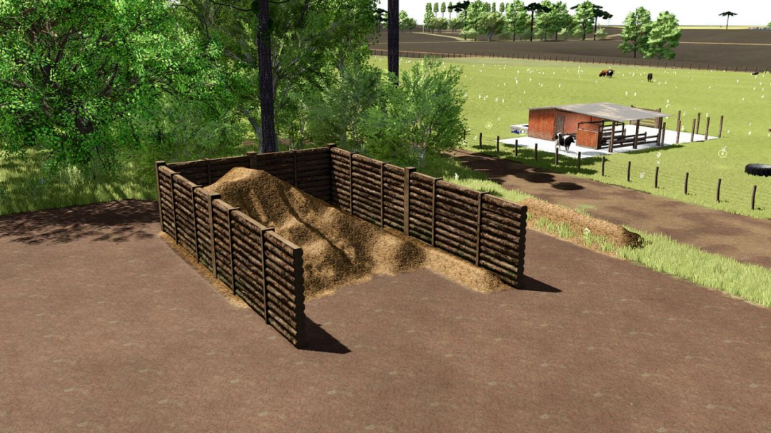 Cow Pasture With Milking Barn V1.0