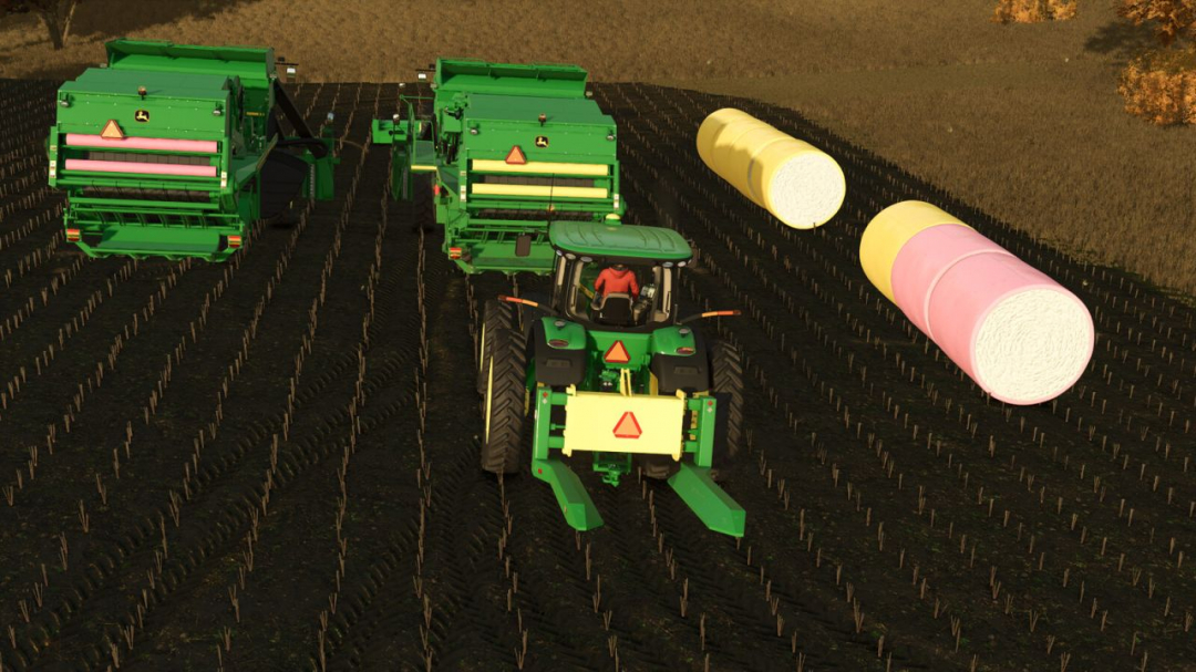 John Deere 7760/CP690 Roller Pickers V1.0
