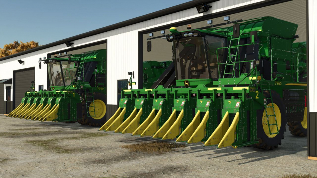 John Deere 7760/CP690 Roller Pickers V1.0