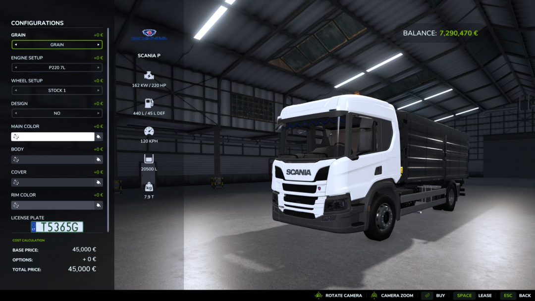 Scania P220/360-7L/9L V1.0