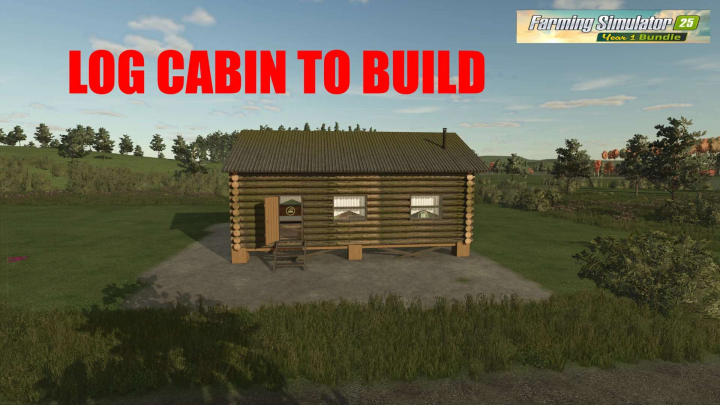 fs25-mods, CABIN LOG TO BUILD v1.0