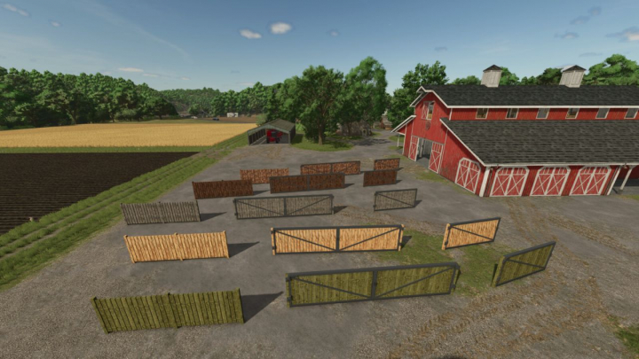 fs25-mods, Fence Package V1.0