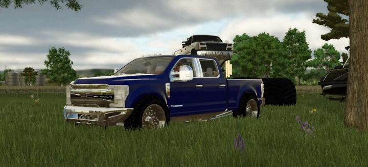 fs25-mods,  Ford F250 AnyLevel Blue v1.0
