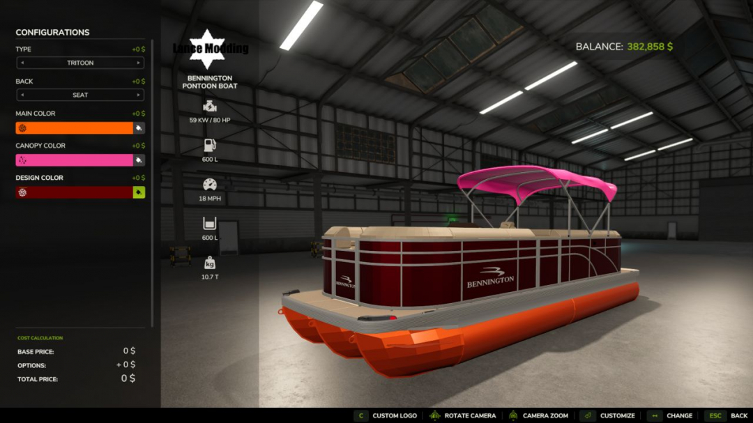 2018 Bennington Pontoon Boat V1.0.2
