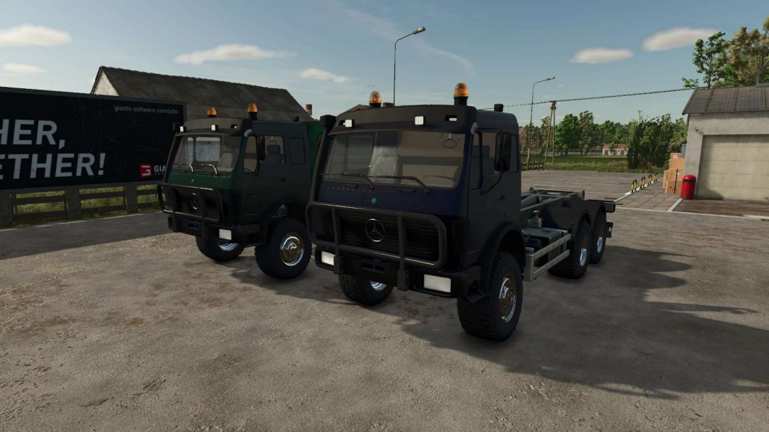 Mercedes-Benz Agrar Trucks Pack v1.0